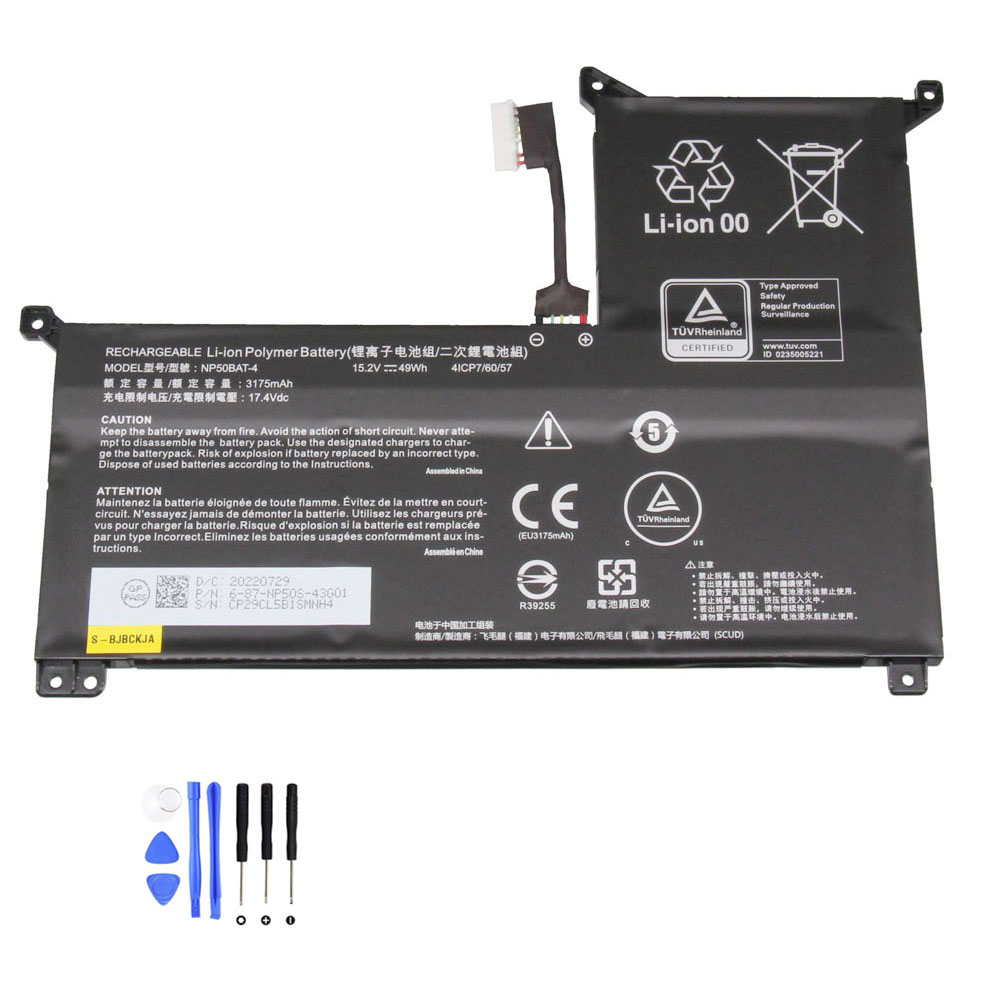 49Wh Medion NP50BAT-4 Akku