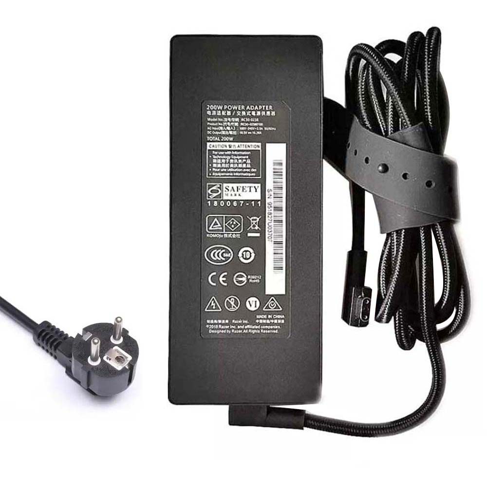 19.5V10.26A 200W Razer 3-Pin Tip Netzteil Ladegerät