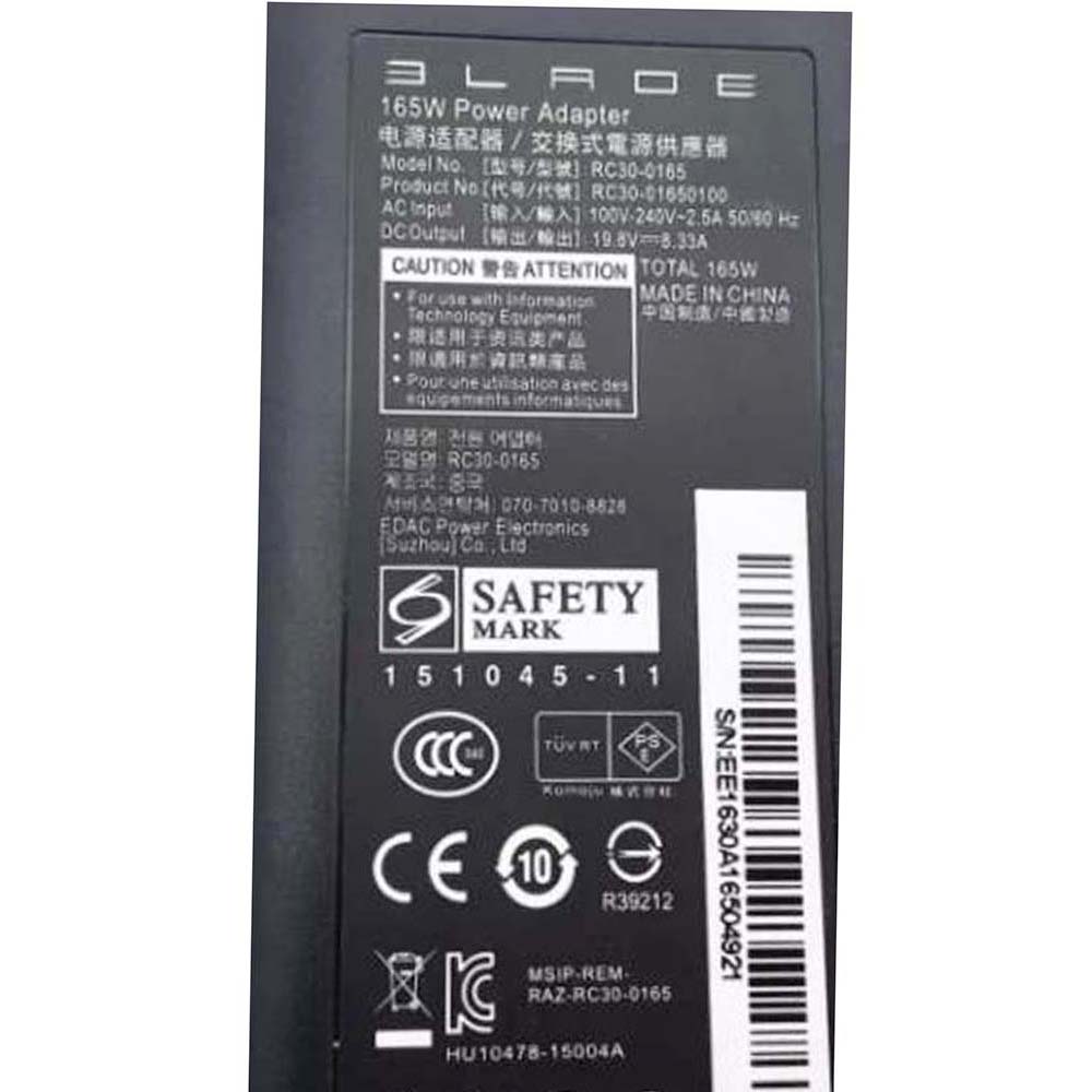 19.8V 8.33A 165W Razer 5.5mm 2.5mm Netzteil Ladegerät – Bild 2