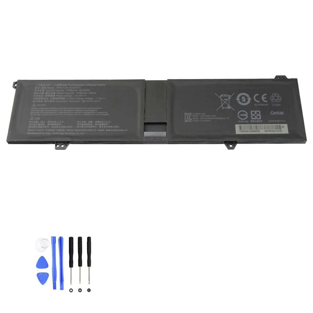 80Wh Tongfang PHID1-00-18-4S1P-0 Akku